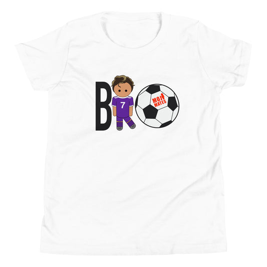 BRO Purple Big Chest Youth Short Sleeve T-Shirt